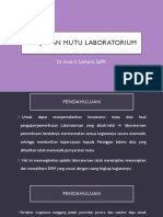 Kebijakan Mutu Laboratorium