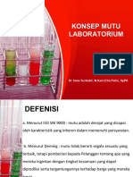 Konsep Mutu Laboratorium