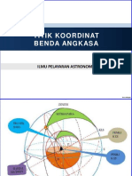 Titik Koordinat Benda Angkasa