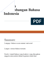 Sejarah Perkembangan Bahasa Indonesia