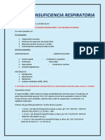 Insuficiencia Respiratoria: 1: Mencione 5 Causas de Distres Respiratorio Y Los Criterios de Berlin