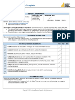 Technology Evaluation Form