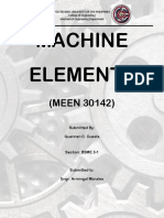 Machine Elements Quiz 1