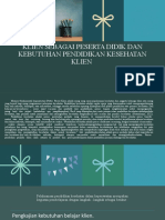 Klien Sebagai Peserta Didik Dan Kebutuhan Pendidikan Kesehatan Klien