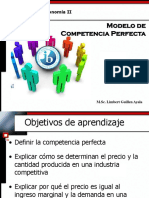 Modelo de Competencia Perfecta: Microeconomía II