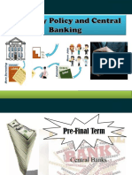 Central bank departments and functions activity