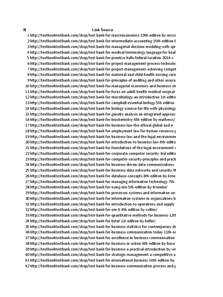 Textbooktestbank Rep | PDF