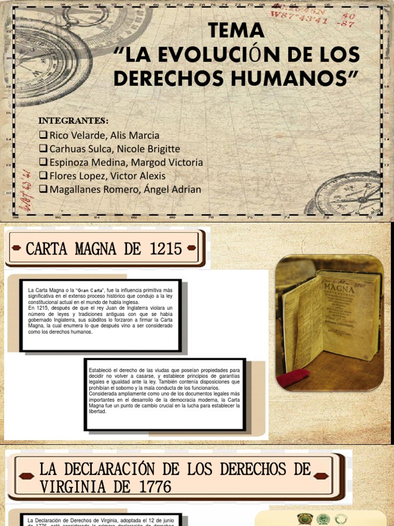 Evolución de Los Derechos Humanos PDF | PDF | Derechos | Derechos humanos