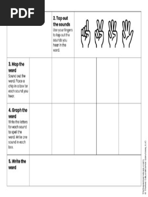 phoneme grapheme mapping - word mapping mat