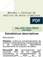 Métodos y Técnicas de Análisis de Datos Climáticos