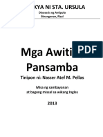 Mga Awiting Pansamba