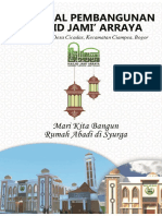 Proposal Pembangunan Masjid Jami Arraya