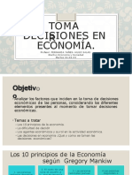 Toma R Decisiones en Economía.: Profesor: Fernanda Yañes-Hugo Salas Electivo Economía y Sociedad Martes 04-04-23