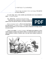 La Tortuga Y La Hormiga: Encontrándose en Un Charco de Agua, Una Tortuga Le Decía A Una Hormiga: - en Este Frío