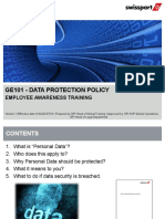 GE101 - Swissport Data Protection v1.0 Aug18