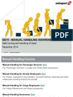 Ge15 - Manual Handling Awareness: Safe Moving and Handling of Loads December 2014