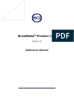 Broadgate Product Line: Reference Manual