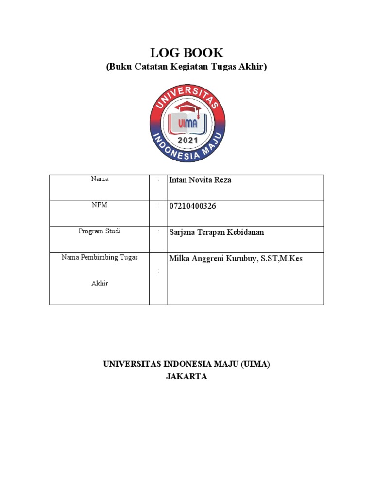 Log Book Tugas Akhir Kebidanan | PDF