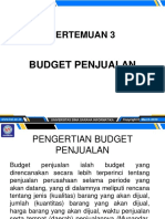 Pertemuan 3: Budget Penjualan