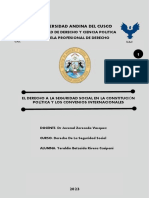 Universidad Andina Del Cusco: Facultad de Derecho Y Ciencia Politica Escuela Profesional de Derecho