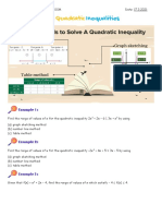 4SC AM 2.1.3 Solving Quadratic Inequalities 17.3.2021