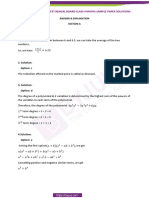 1.solution: Option: C: West Bengal Board Class 9 Maths Sample Paper Solutions