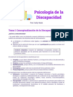 Apuntes - Psicología de La Discapacidad R