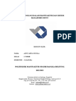 Peran Teknologi Dalam Manufaktur Dan Sistem Manajemen Mutu: Disusun Oleh