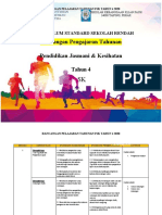 Rancangan Pengajaran Tahunan Pendidikan Jasmani & Kesihatan Tahun 4