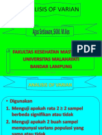 Analisis of Varian 1