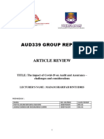 Aud339 Group Report: Article Review