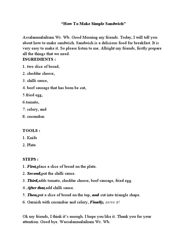 how-to-make-simple-sandwich-pdf