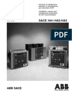 Instruction Manual For ABB SACE HA1/2/3