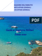 Guida Ai Soggiorni Militari Estate 2020: Stato Maggiore Dell'Esercito V Reparto Affari Generali Ufficio Affari Generali