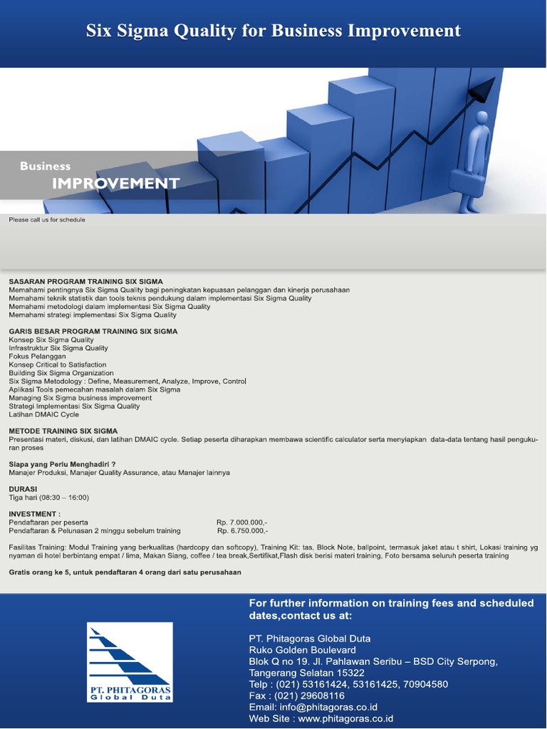 Six Sigma Quality For Business Improvement | PDF