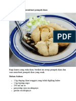 Resep Dan Cara Membuat Pempek Ikan