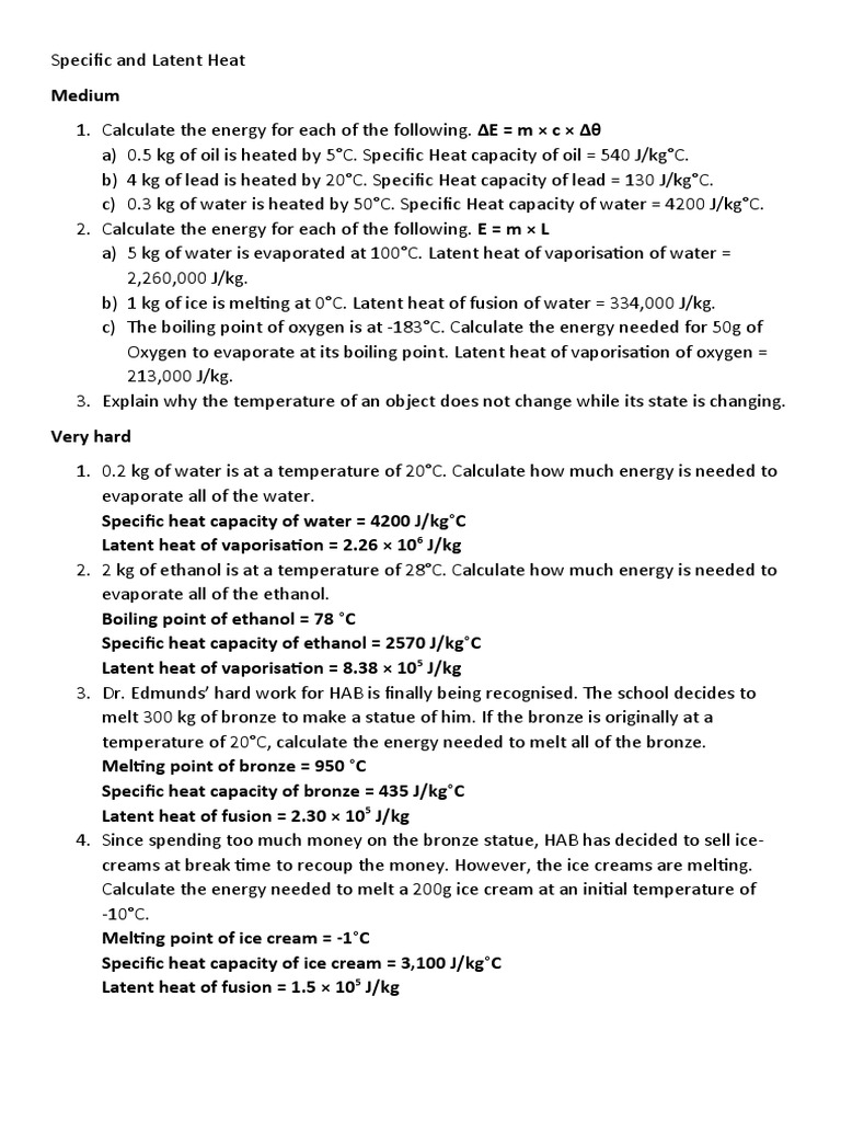 specific-and-latent-heat-worksheet-pdf