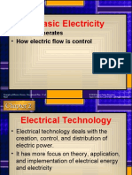 Basic Electricity: - How It Generates - How Electric Flow Is Control
