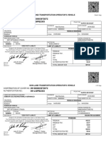 091LSIPB2303: Non-Land Transportation Operator'S Vehicle