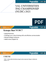 National Universities Debating Championsip (NUDC) 2021