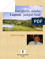Monografia Satului Lupești, Județul Arad