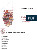 Cfgs and PCFGS: (Probabilistic) Context-Free Grammars