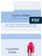 Cyprus Caffeinated Water Marketing Research Presentation
