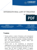International Law of Treaties: Dr. Rahul Srivastava