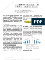 Potential Causes of PIM Problems in The LTE Outdoor Base Station Multi-Band Antennas