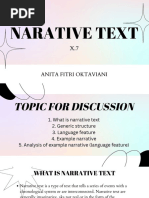 Narative Text: Anita Fitri Oktaviani