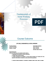 Fundamentals of Metal Forming