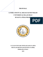 Proposal Lomba Festival Religi Komunikasi Universitas Islam Riau Se-Kota Pekanbaru