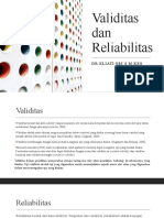 Validitas Dan Reliabilitas