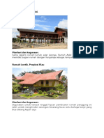 Rumah Adat, Perbedaan, Persamaan